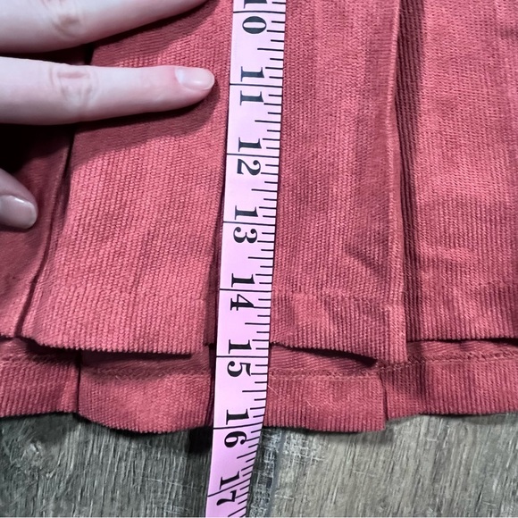 NWT Simply Southern Spice Pleated Mini Skirt Sz Medium - Picture 4 of 8